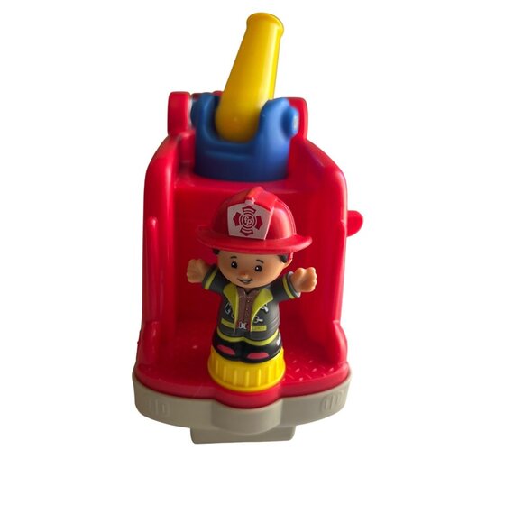 Fisher-Price Little People Toddler Fire Truck Toy With Music & Lights - Picture 3 of 6